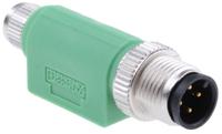 1519765 Phoenix Contact 4 Pole M12 Plug to 4 Pole M8 Socket Adapter