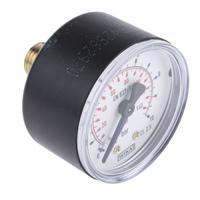 7203493 WIKA Analogue Pressure Gauge 10bar Back Entry 50mm Outside Diameter, With RS Calibration