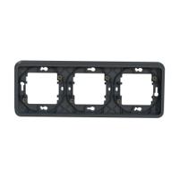 mur34109 Schneider Electric Grey 3 Gang Plug Socket, Indoor, Outdoor Use