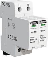101-791 RS PRO Single Phase Industrial Surge Protector, 40kA, 1.35kV, DIN Rail Mount
