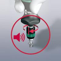 05074715001 Wera Pre-Settable Hex Torque Screwdriver, 0.3 → 1.2Nm, 1/4 in Drive, ±6 % Accuracy