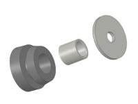 te4611 FIBET Circular Anti Vibration Mount with 100daN Compression Load