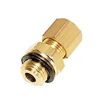 0101-10-17 Legris Brass Pipe Fitting, Straight Push Fit Compression Olive, Male BSPP 3/8in 3/8in 10mm