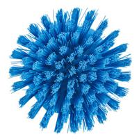 38853 Vikan Hard Bristle Blue Hand Brush, 110mm bristle length, Polyester, Polypropylene, Stainless Steel bristle material
