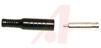 bu-p5167-0 Mueller Electric Black Female Banana Socket, 4 mm Connector, Crimp, Solder Termination, 15A, 5000V dc, Nickel Plating