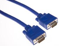 104-240-210 Van Damme Male VGA to Male VGA Cable, 10m Blue