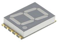 kcsc56-105 KCSC56-105 Kingbright 7-Segment LED Display, CC Red 44 mcd RH DP 14.2mm