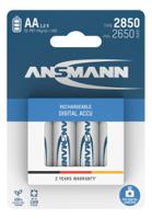 5035092 Ansmann AA NiMH Rechargeable AA Batteries, 2.85Ah, 1.2V - Pack of 4