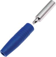 208-0247 RS PRO Blue Female Banana Socket, 4 mm Connector, Solder Termination, 24A, 30V, Nickel Plating