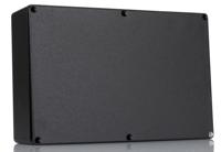 1550gbk Hammond 1550 Series Black Die Cast Aluminium Enclosure, IP54, Black Lid, 222 x 146 x 51mm