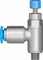 grla-m5-qs-4-rs-d Festo GRLA Series Tube Exhaust Valve, 4mm Tube Inlet Port x M5 Male Outlet Port x 4mm Tube Outlet Port, 197577
