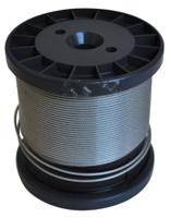 124-4747 RS PRO Stainless Steel Wire Rope, 100m