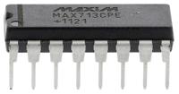 max713cpe Maxim Integrated MAX713CPE+, Battery Charge Controller IC Nickel-Cadmium, Nickel-Metal Hydride, 4.5 V to 5.5 V Input,