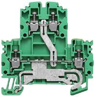 1041620000 Weidmuller WDK Series Green/Yellow PE Terminal, 2.5mm², Double-Level, Screw Termination, ATEX, IECEx
