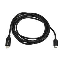 usb2cub1m StarTech.com USB 2.0, Male USB C to Male Micro USB B, 480Mbps, 1m