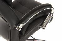 221-6334 RS PRO Black Leather Executive Chair, 120kg Weight Capacity