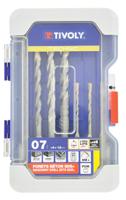 10901070005 Tivoly 7-Piece Centre Drill Bit Set, 12mm Max, 4mm Min