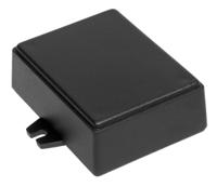 192-0744 RS PRO Black ABS Enclosure, IP54, Flanged, 75.75 x 77.85 x 27.9mm