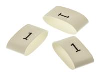 trsa-1019g11 TE Connectivity Heat Shrink Cable Markers, White, Pre-printed "1", 4 → 12mm Cable, TRSA-1019/G/1/1