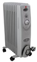 712-6070 RS PRO 2kW Oil Filled Radiator, Floor Mounted, Type G - British 3-pin