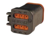 dt06-6s-ce05 Deutsch, DT06, DT Male 6 Way Connector Assembly for use with Automotive Connectors