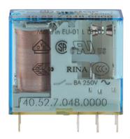 405270480000 Finder PCB Mount Power Relay, 48V dc Coil, 8A Switching Current, DPDT