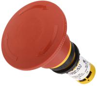 121612-c22-pvt60p-k11 Eaton C22-PVT Series Twist Release Emergency Stop Push Button, Panel Mount, 22mm Cutout, 1 NO + 1 NC, IP67, IP69K
