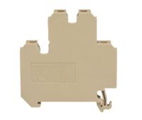 0590160000 Weidmuller  SAK Series Beige, Yellow, 4mm², Double-Level, Screw Termination