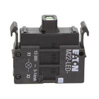 218057-m22-led-b Eaton M22 Series Light Block, 12 → 30V ac/dc, Blue Light