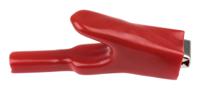 bu-121-2 Mueller Electric Crocodile Clip, Zinc-Plated Steel Contact, 25A, Red