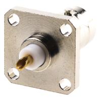 r141407000w Radiall, Jack Flange Mount BNC Connector, 50Ω, Solder Termination, Straight Body