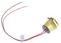 898-7762 RS PRO Yellow Panel Mount Indicator, 12V, 22mm Mounting Hole Size, Lead Wires Termination, IP67