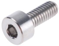 227-8227 RS PRO Titanium Alloy Hex Socket Cap Screw, DIN 912, M4 x 10mm