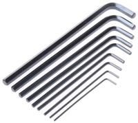 663-358 RS PRO 9 piece L Shape Imperial Hex Key Set, 5/64 → 3/8in