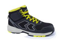 6250124-40 Honeywell Safety Runner Mid Black, Yellow ESD Safe Composite Toe Capped Unisex Safety Boots, UK 6.5, EU 40
