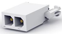 1-770166-1 TE Connectivity Mini-Universal MATE-N-LOK Series Straight Through Hole PCB Header, 2 Contact(s), 4.14 mm Pitch, 1 Row,