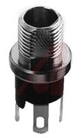 l722a Switchcraft, L7 DC Socket Rated At 5.0A, 12.0 V, Panel Mount, length 20.8mm, Silver