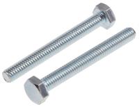917-2808 RS PRO Bright Zinc Plated Steel, Hex Bolt, M4 x 35mm