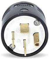 hbl8451c Hubbell USA Mains Plug, 50A Black, Cable Mount Nylon Screw, 250 V