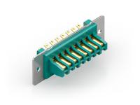 434-492 RS PRO 4.70mm Pitch Rack and Panel Connector Backplane Connector, Male, Straight, 16 Row, 16 Way