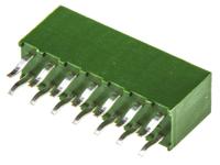 215307-7 TE Connectivity AMPMODU HV100 Series Straight Through Hole Mount PCB Socket, 14-Contact, 2-Row, 2.54mm Pitch, Solder
