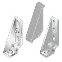 3842548858 Bosch Rexroth Angular Cover Cap, Connecting Component, Strut Profile 40 mm, Groove Size 10mm