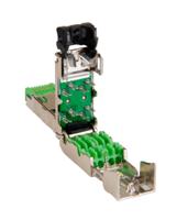 1421128 Phoenix Contact CUC Series Male RJ45 Connector, Cable Mount, Cat5 Right Angle 8 -Way