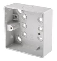 k2181whi MK Electric PVC Back Box, 1 Gangs, 87 x 87mm