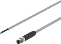 neba-le3-u-5-n-m8g3 Festo 3 way Cable to Male 3 way Plug Actuator/Sensor Cable, 2.5 m