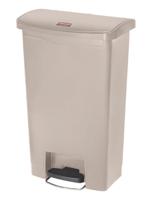1883458 Rubbermaid Commercial Products Slim Jim 50L Beige Pedal Polyethylene Waste Bin
