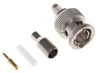 j01002a0036 Telegartner, Plug Cable Mount BNC Connector, 75Ω, Crimp Termination, Straight Body