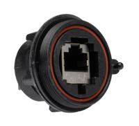 px0893 Bulgin PX0893 Series Female RJ45 Connector, Panel Mount, Cat6a Straight 1 Port