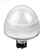 hw1p-5q4pw Idec, HW, Flush Mount White LED Pilot Light Complete, 22mm Cutout, IP65, Dome, 24V ac/dc