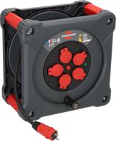 9202251110 brennenstuhl 25m 5 Socket Type E - French Cable Reel Semi-enclosed Reel, 230 V, IP44